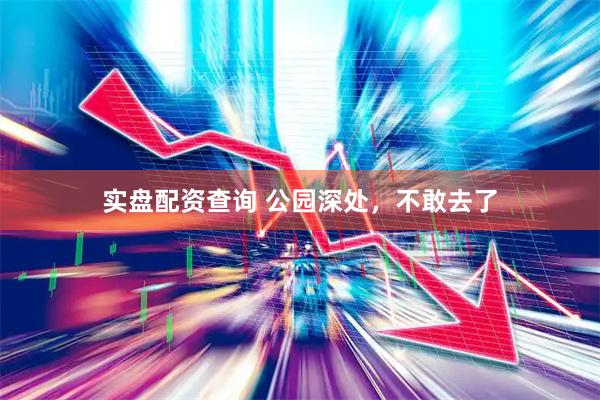 实盘配资查询 公园深处，不敢去了